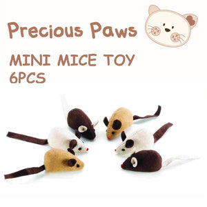 Mini Mice Kitten Precious Paws - 6 Pcs