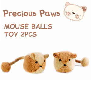 Mouse Balls Kitten Precious Paws 2Pcs