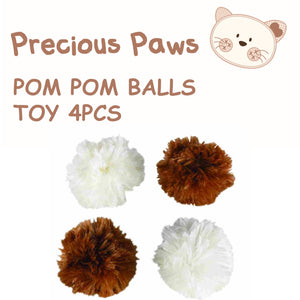 Pom Pom Balls Kitten Precious Paws -2 Pcs