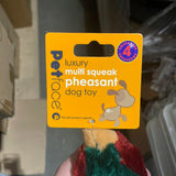 Pheasant Luxury - Multi Coloured with Squeaker PF