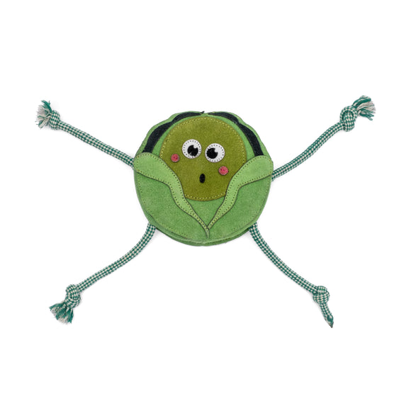 Leather Super Sprout Natural and Tough Dog Toy