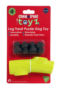 Log Dispenser with 4 Treats - MED