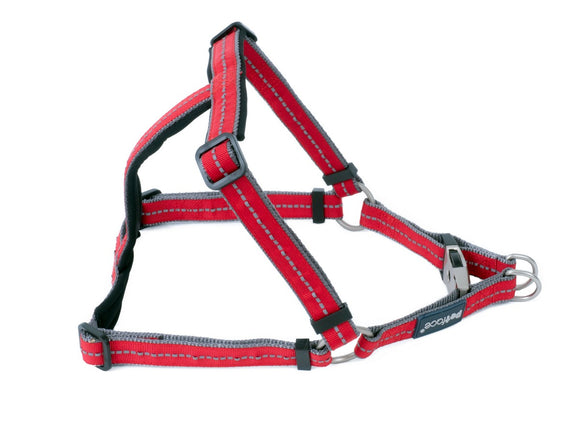 Signature Padded Harness - Red LRG