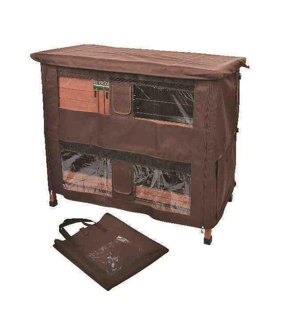 Double Rabbit Hutch Cover