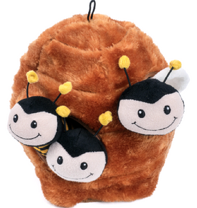 Bert's Beehive - Hide & Seek puzzle Plush with Crinkle & squeaker