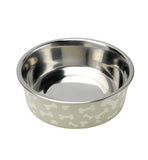 Bella Bowl S/Steel - White Bones 21cm