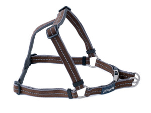 Signature Padded Harness - Brown MED