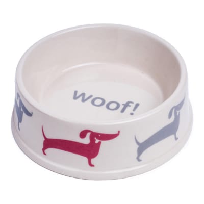 Country Deli Dog steel Bowl - LRG