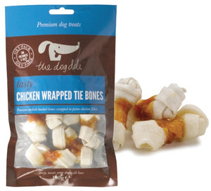 Chicken Wrapped Tie Bones - 100g