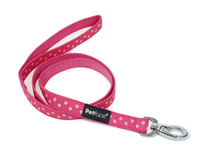 Lead Dog Cerise with White Dots  - LRG