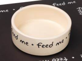 Ceramic Bowl Feed Me - 20cm