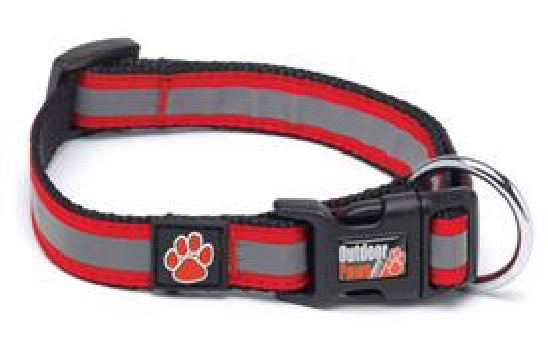 OP Collar Reflective - MED Red 33-50cm