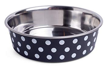 Bella Bowl - Black/White Spots 21cm